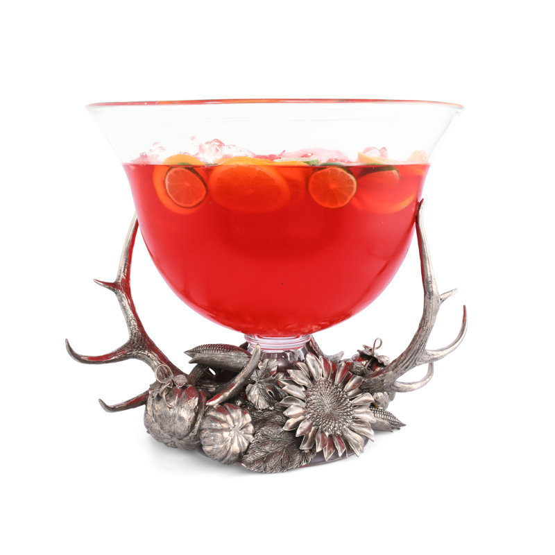 Harvest Glass Nut Bowl