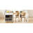 82.7 Inch Extendable Kitchen Island Table For 2-6, White Wood Grain, Double Storage, 1 Port, Type-C Side Storage Area With Power Outlet, 2 Drawers, Shelf-1698851702
