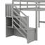 Lit mezzanine simple avec escalier de rangement-1146772171
