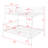 Aleedis Kids Full XL Over Queen Bunk Bed-220403218