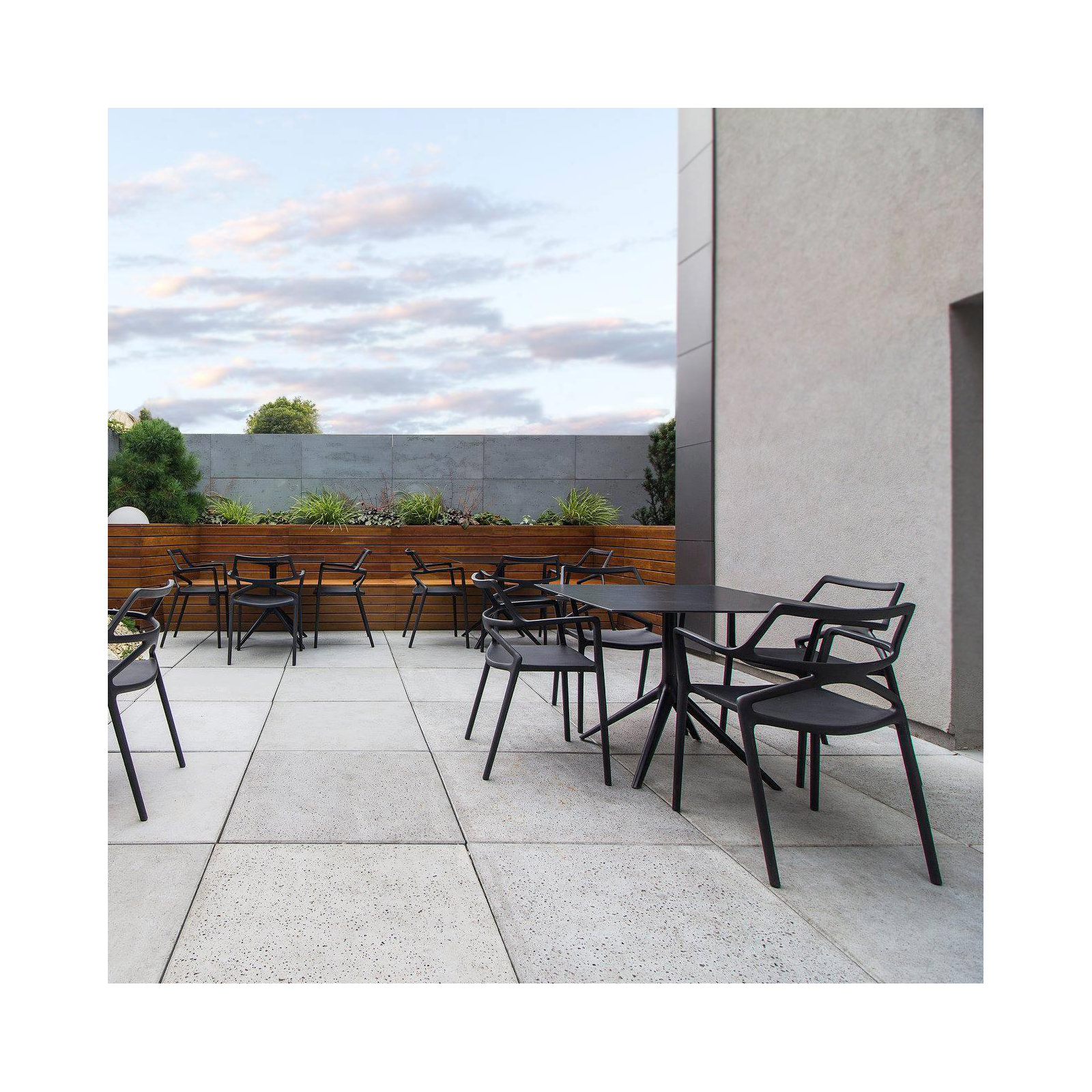 DELTA Chair (Indoor/Outdoor), Black