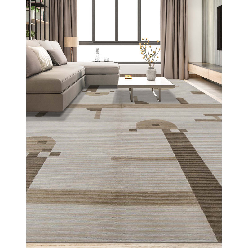 Himalayan Wool Abstract Area Rug