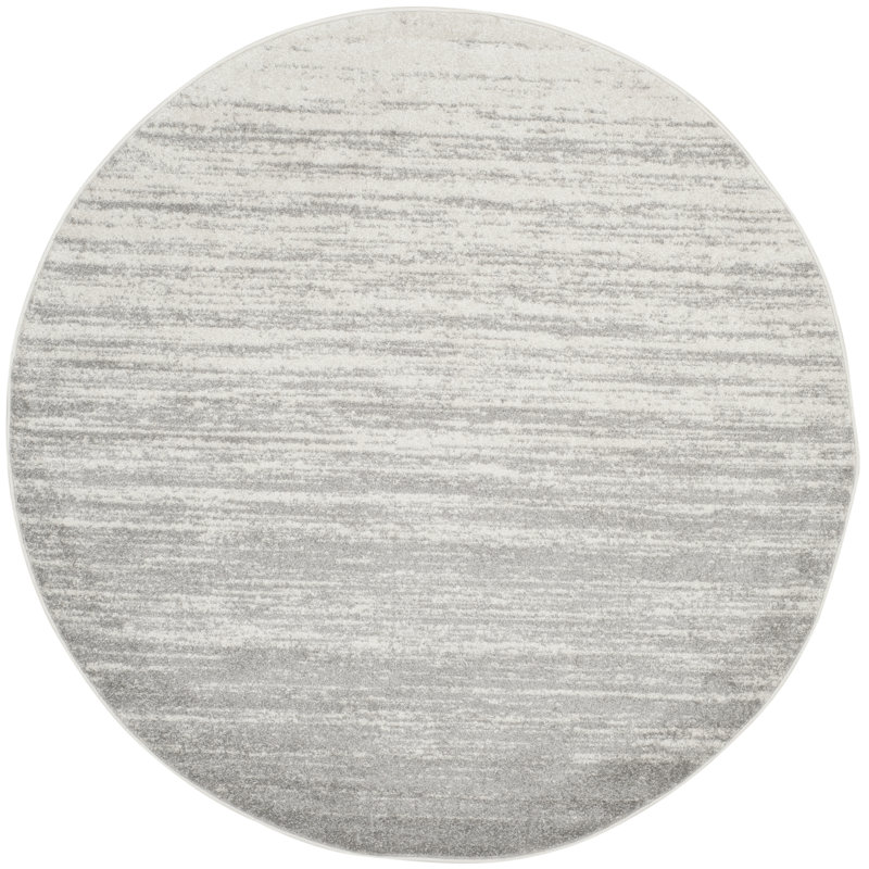 Gicu Performance Solid Color Rug, Round 8'