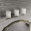3-E26 Luminaire de meuble-lavabo contemporain à abat-jour en verre 19,09 pouces-683491436