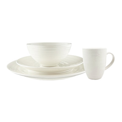 Service de table en porcelaine 4 pièces Canvas Service
