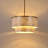 22" 4-Light Tiered Capiz Shell Drum Chandelier-6326707-6326706
