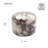 Natural Carrara Purple Marble Table Lamp, Rechargeable Cordless LED Night Light with 3-Level Dimmable Brightness, Portable Ambient Lamp for Bedroom, Bathroom, Living Room & Outdoor Use