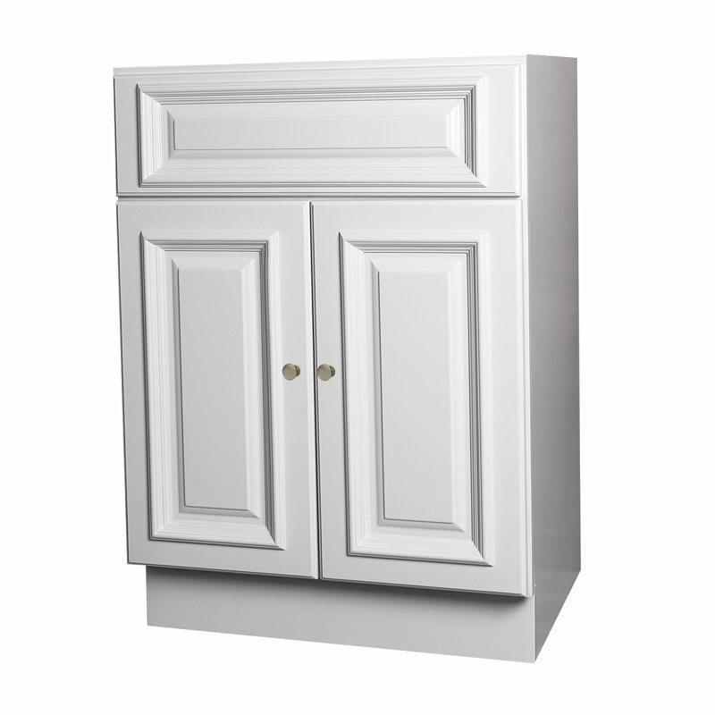 Linen White 24" Bathroom Vanity Cabinet
