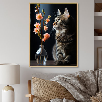 Portrait de chat III sur toile