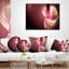 Rose fleur fractale - coussin imprimé abstrait-30617733-30617737