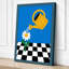 Watering the Daisy Modern - Wrapped Canvas-572583693-572583684