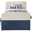 Lit gigogne / rangement en velours Ivy-1958873253