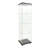Leds Glass Display Cabinet 4 Shelves With Door, Floor Standing Curio Bookshelf For Living Room Bedroom Office, 64.7"*16.7"*14.3"-248739076