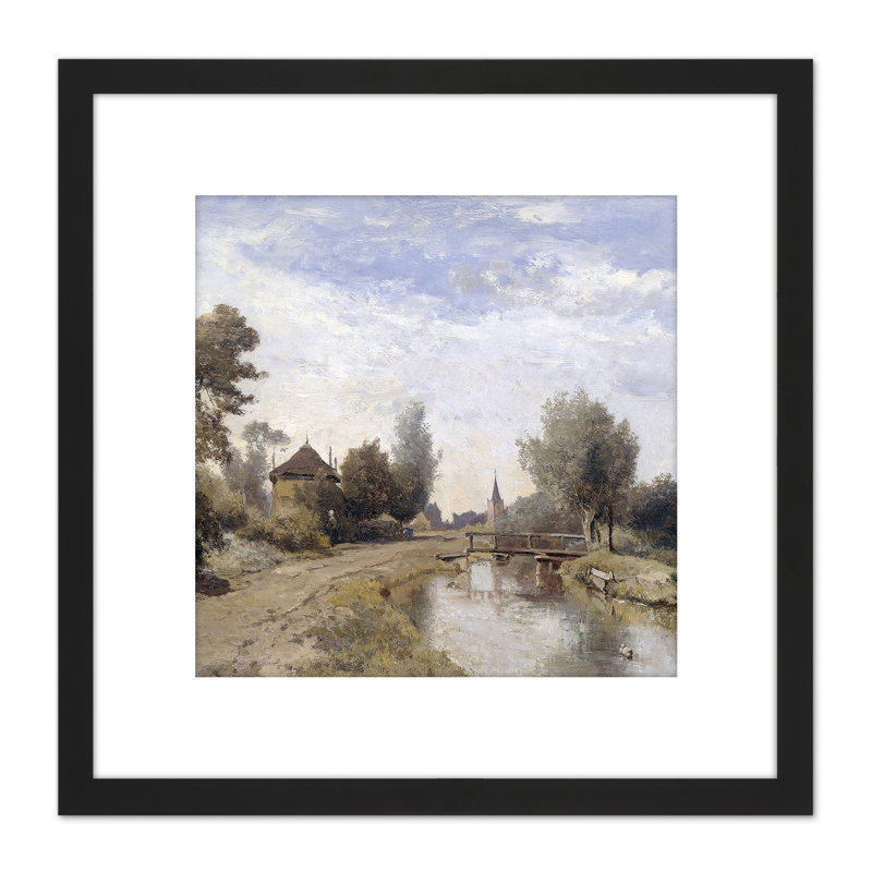 Paul Gabriel Landscape Near Kortenhoef 1 Piece Single Picture Frame Painting