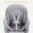 8 in 1 Baby High Chair, Coverts to Dining Booster Seat, Removable Tray & Double Seat Cover, Easy to Wipe-634267993-634267992