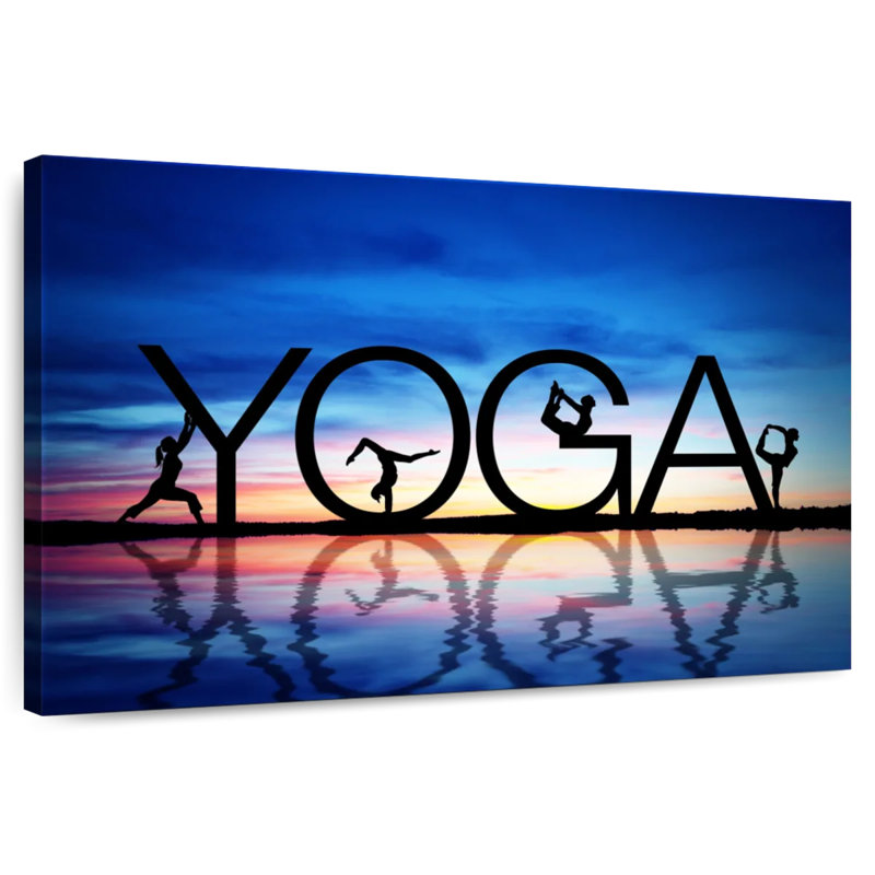 Yoga letters Sireci, H 30 po x l 45 po