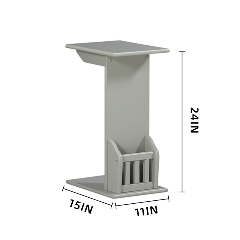 Frierson End Table, Gray
