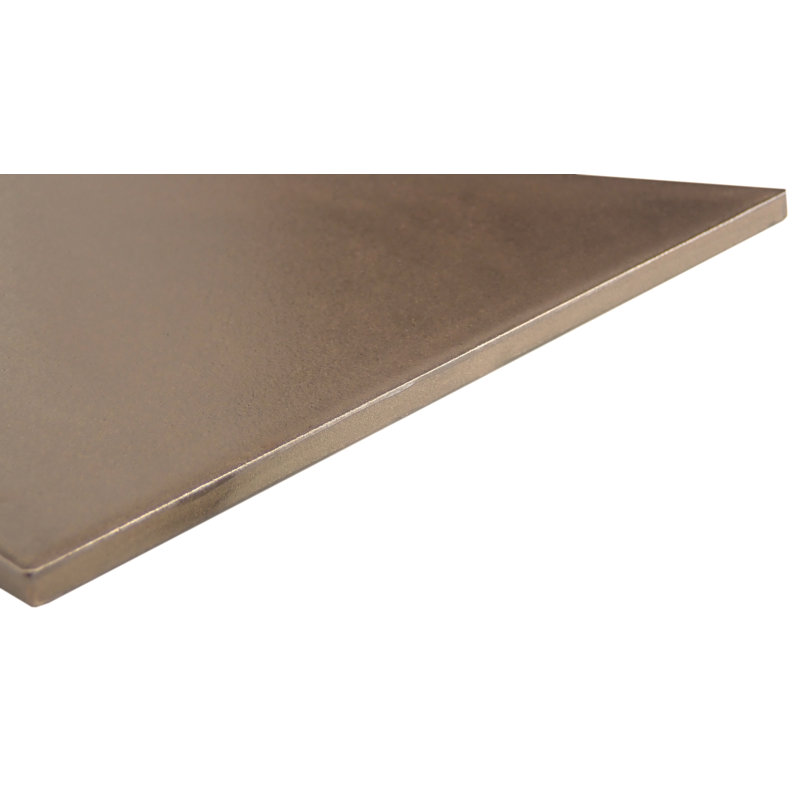 Skite Brass 6 In. X 7 In. Matte Ceramic Wall Tile (6.04 Sq. Ft./Case), Brass