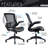 Techni Mobili Stylish Mid-Back Mesh Office Chair With Adjustable Arms