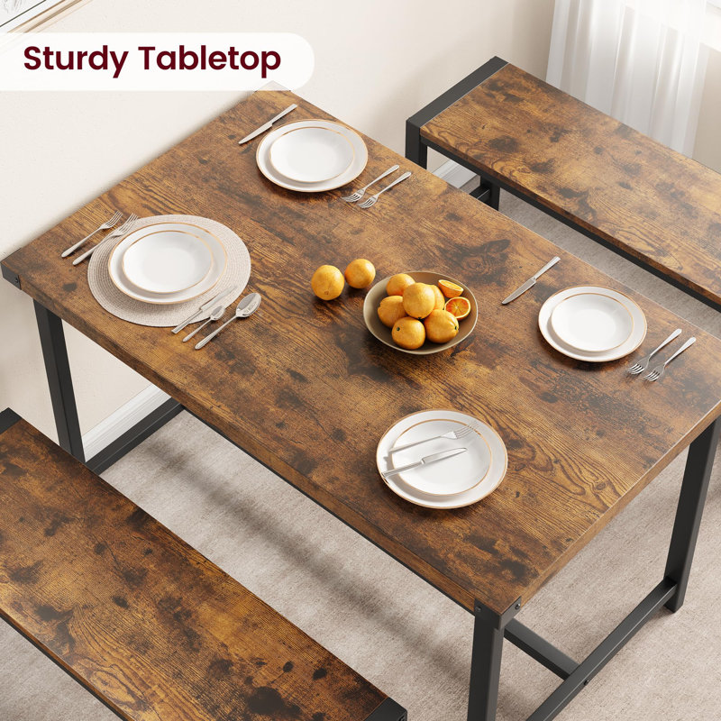 Rosabelle 4 - Person Four Leg Dining Set
