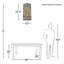 Luminaire suspendu tambour 6 lumières Gemma