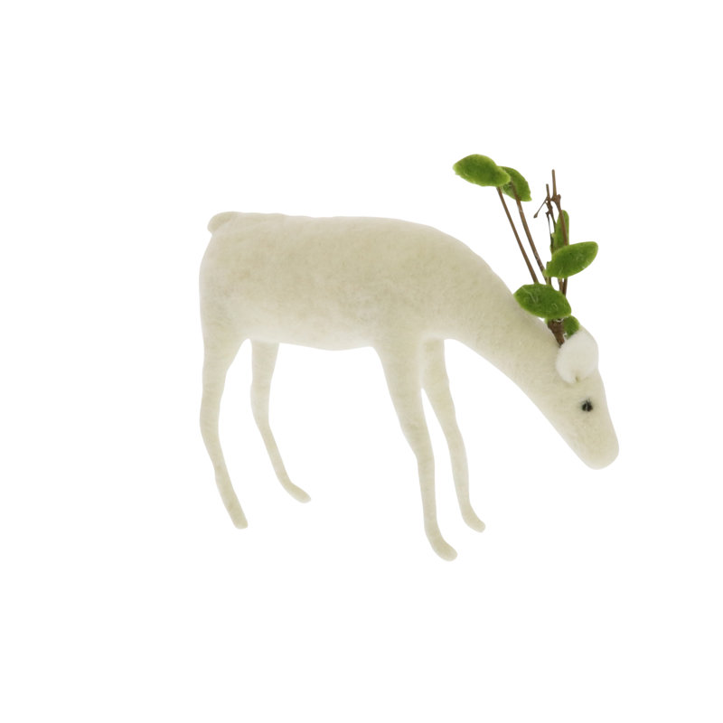 Décorative de noël en feutre, Blanc