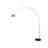 Eckehard 75.6'' Black Arched Floor Lamp-259637531