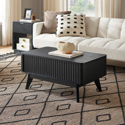 Table basse à 4 pieds avec rangement Dorcus