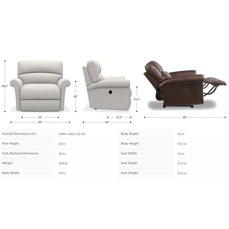 Robin Power Reclining Chair and A Half with Power Headrest