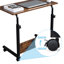 Table d'appoint mobile 31,5 po avec roulettes, brun rustique