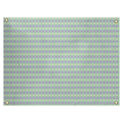 Tapisserie «Avicia Lined Diamonds» par Katelyn Elizabeth