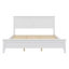 Grand lit plateforme en bois moderne