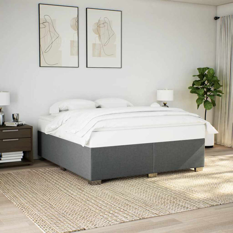 Structure de lit Latitude Run® sans matelas simple TG, Gris foncé, Très grand