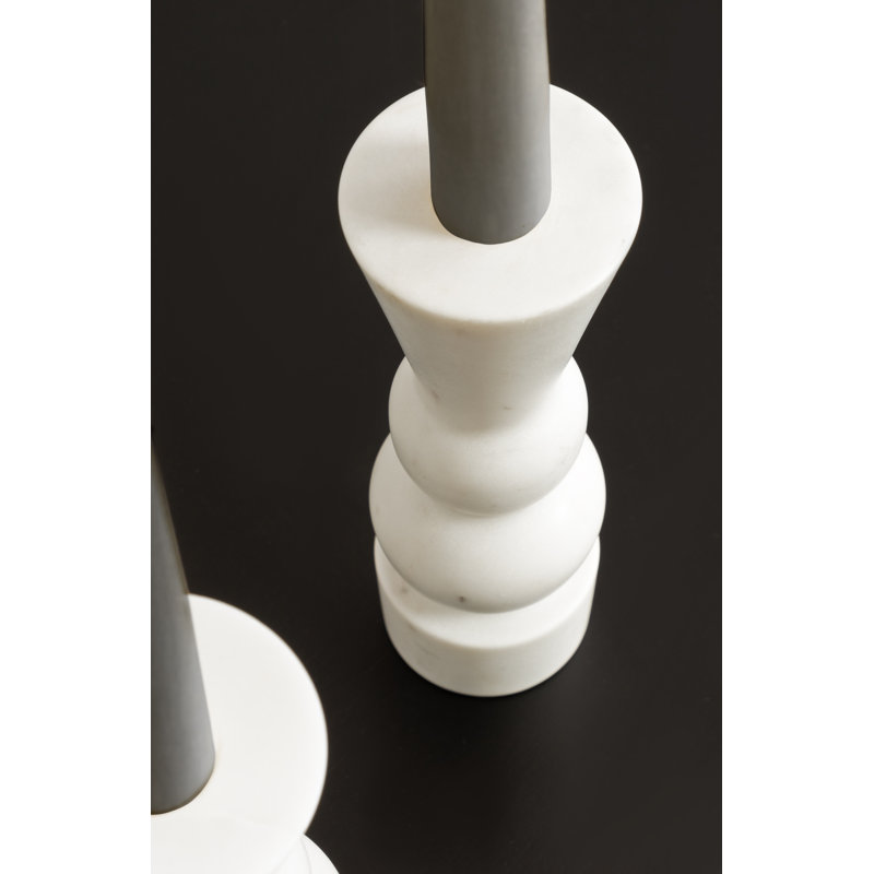 Ensemble de deux porte-bougies mâles