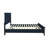 Montreuil King Solid Wood Bed Navy-1944092854-1944092849