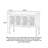 Retro Simple Carved Large-Capacity Console Table