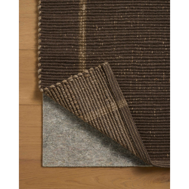 Leanne Ford x Loloi Weatherstaff Espresso / Natural Area Rug, Rectangle 2'3" x 3'9"