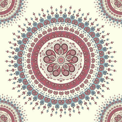 " Belle13 Paisley Mandala Love "