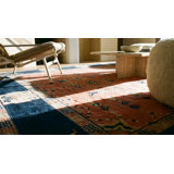 Antique Chinese - Pillar Carpet Hallway Runner Wool Rug