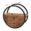 Circle Solid Wood Floating Shelf-70499524