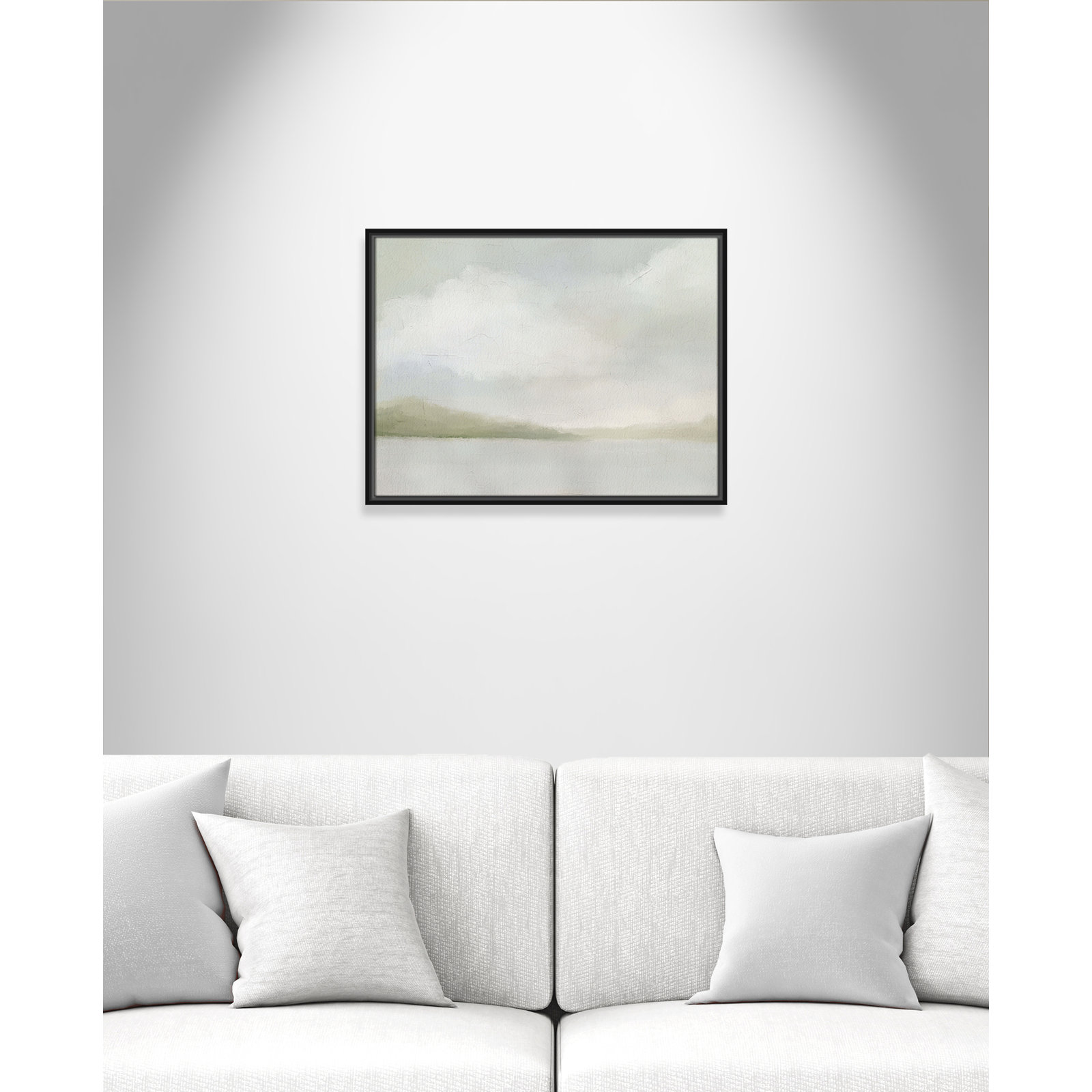 Queensland "A Tranquil Morning" Print, 19.5" H x 25.5" W, Black