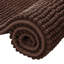 Tapis de bain rectangulaire antidérapant en polyester luxueux ultra doux et absorbant Luxury Chenille-448502977-448502983
