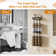 Towel Racks Wall Mounted For Rolled Towels, Single 3 Bar Towel Storage For Bathroom   
