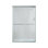 Porte de douche sans cadre Finesse 47,63 "x 70,06"