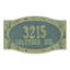 Plaque d'adresse murale sur 2 lignes Frond-1197746856-1197746902
