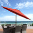 Parasol de patio inclinable 10 pi résistant aux rayons UV