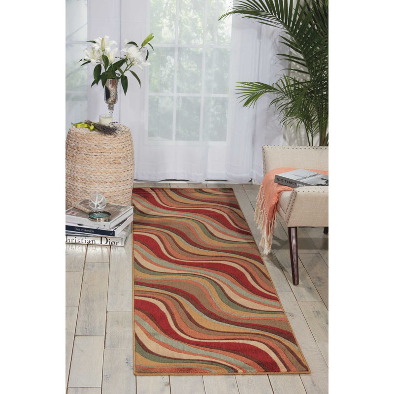 Yuzo Abstract Indoor Rug, Runner 2'3" x 8'