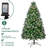 Stephanie 5'/6'/7' Pre-Lit Lighted Artificial Christmas Tree With Snowflakes And Pinecones-234761650