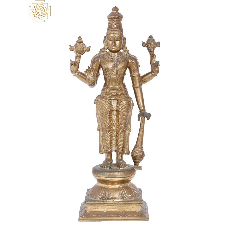 Sculpture du lord Vishnu