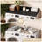 54 '' W * 27.5'' D Washer Dryer Countertop with Edge，Laundry Room Organizers and Storage-120303284